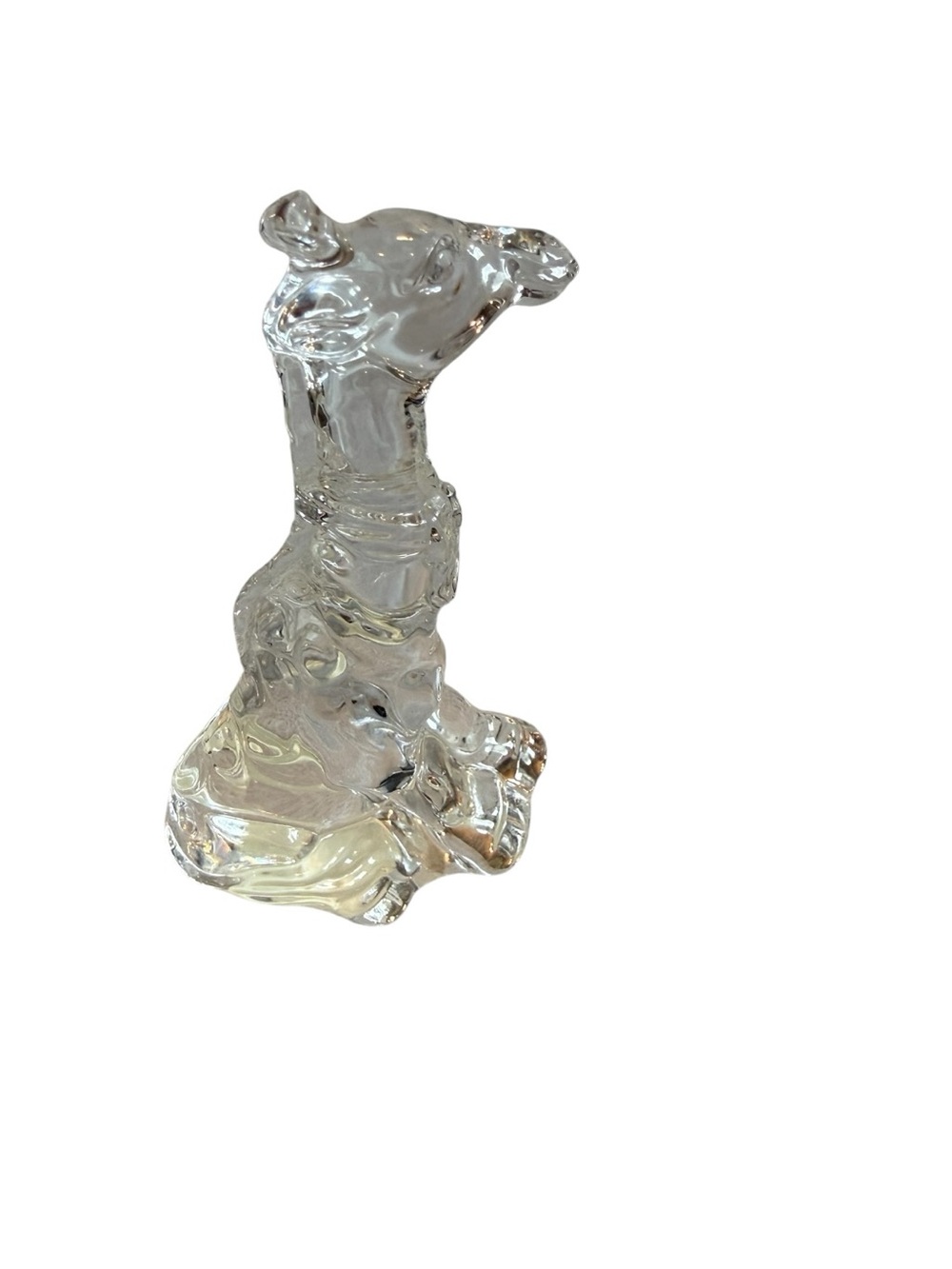 Princess House Crystal giraffe figure